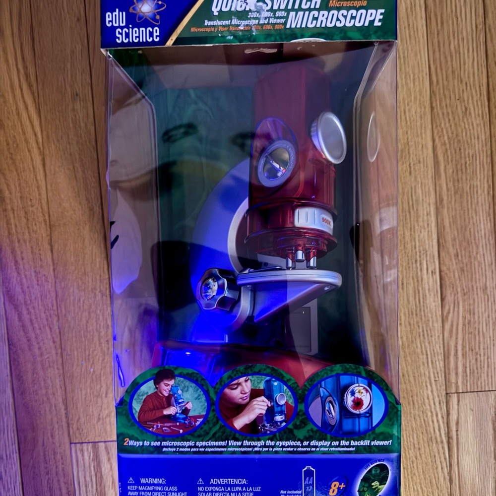 Edu Science Quick Switch Microscope 
New in Box